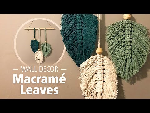 Macrame Leaf Wall Hanging | DIY Crafts with HPL's Linda