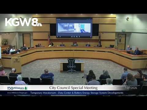 Hillsboro approves temporary moratorium on data centers, battery storage