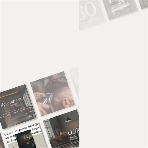 Barber Canva Templates | Grooming Business Instagram Posts Stories & Highlight Covers - Etsy Australia