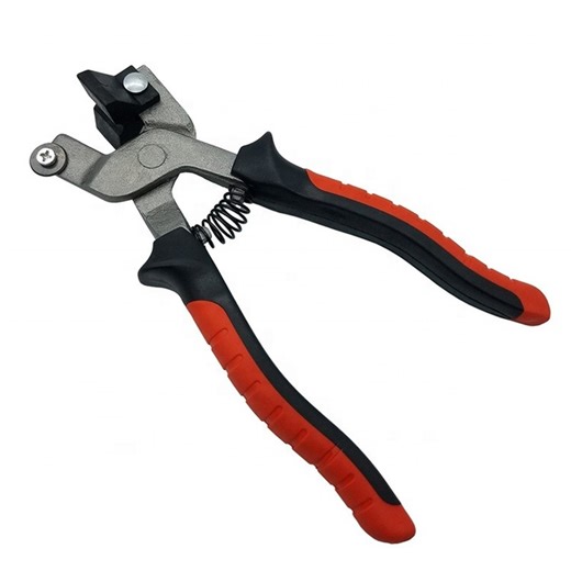 8 Inch Mosaic Glass Cutter Plier Edge Finishing Ceramic Tile Pliers Nippers with Single Premium Carbide Cutting Wheels