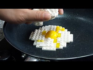 Lego sandwich - Lego In Real Life 2 / Stop Motion Cooking ＆ ASMR