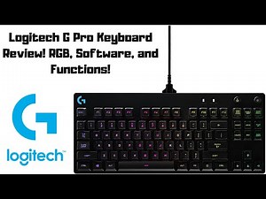 Logitech G Pro Keyboard Review! RGB, Software, and Functions!