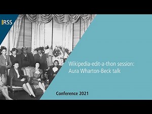 Wikipedia-edit-a-thon session: the life and work of Ann Randall