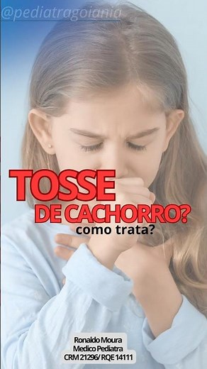 COMO TRATAR A TOSSE DE CACHORRO EM CRIANÇAS?