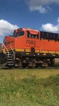 Bnsf 5145 leads a 7 locomotive train with a ns Gevo trailing!