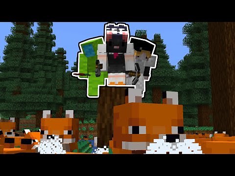 Running from custom Foxes in Minecraft...