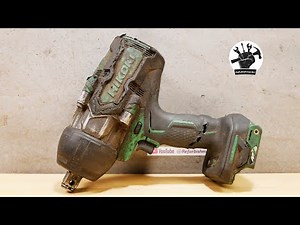 From Junk to BEAST: HIKOKI WR36DA Full Restoration (DIY Battery, Metal Repair & Sandblasting)