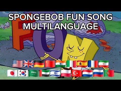 SpongeBob SquarePants Fun Song - Multilanguage