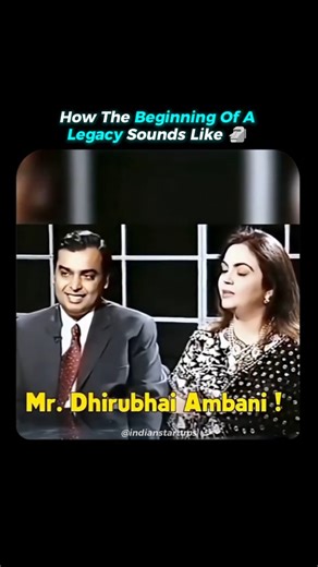Indian Startups | When Dhirubhai Ambani first called Nita Ambani, it wasn’t just a conversation, it was the start of a journey that would shape an empire.... | Instagram
