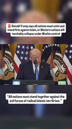 Global Catalytic Ministries on Instagram: "Donald Trump finally says it. All nations must unite and stand firm against Islam, or Western nations will inevitably collapse under Muslim control without immediate, decisive measures. “All nations must stand together against the evil forces of radical Islamic terr0rism” “To the people of Australia and all those affected by the horrific antisemitic terr0rist attack and that’s exactly what it is, antisemitic...we join in mouring all of those who were k*