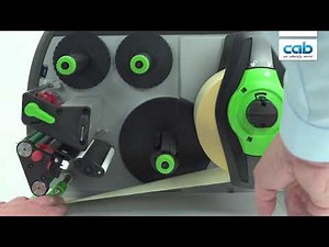 cab SQUIX P/MP tutorial: Rewind labels internally / Etiketten intern aufwickeln