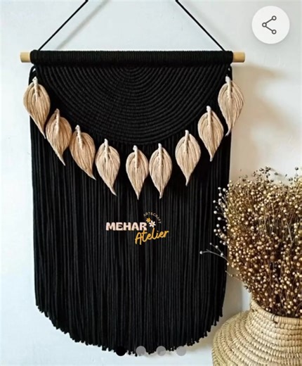 Transform any space with this artisan-crafted Macrame Wall Hangings tapestry, full of knots and nomadic flair.#viralvideo #foryoupageofficiall #rugby #wallhanging #macrame
