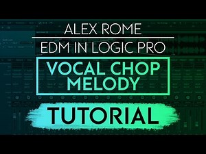 Simple EDM Beat with Vocal Chop Melody