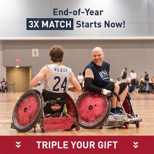 2.1K views · 124 reactions | Our End-of-Year 3X Match starts NOW through Dec 31! End the year strong by making THREE TIMES the impact for our nation's heroes. | Paralyzed Veterans of America | Facebook