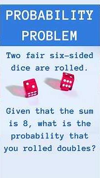 Conditional Probability Explained #maths #probability #shorts #statistics