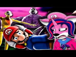 SMG4 & MARIO BRAVE SOME SLENDYTUBBIES!!! || Mario & SMG4 Plays Slendytubbies REACTION