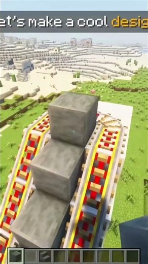How to make a working escalator in minecraft #minecraft #working #escalator #redstone #buildhack