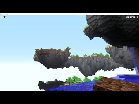 minecraft indev ep 1 starting to flood the floating (sorry for bad editing)