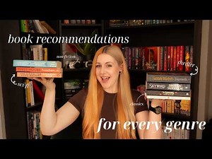 my TOP 3 book recommendations for EVERY genre