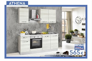 Una piccola cucina! 🥰 Compatta, ma assolutamente funzionale: ATHENA! Scoprila 👉 https://bit.ly/3gTOyUe | Mondo Convenienza