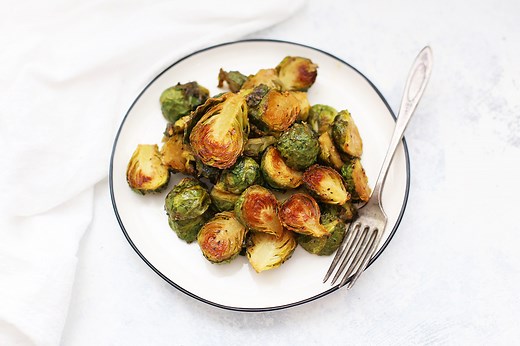 Roasted Maple Dijon Brussels Sprouts