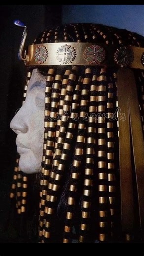 Funerary Headdress #EgyptianMystery #AncientEgypt#Shorts#history #Pyramids#mummy#travel#civilization