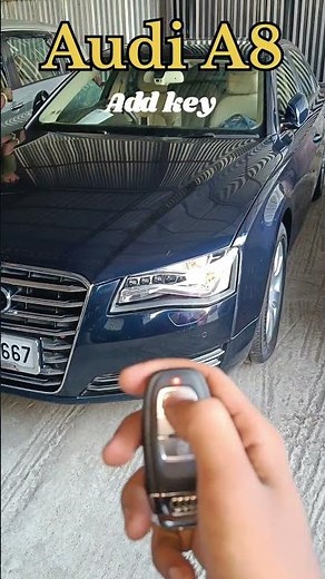 Audi A8 Add Key Programming #automobile #modified #keyprogrammer#audi #keyprogrammer