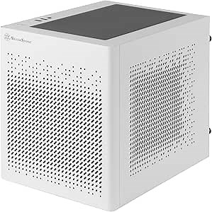 Silverstone Technology SUGO 16 White Mini-ITX Small Form Factor case with All Steel Construction, SST-SG16W