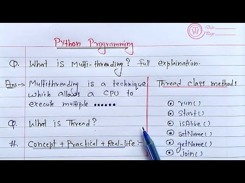 Multithreading in Python | Learn Coding