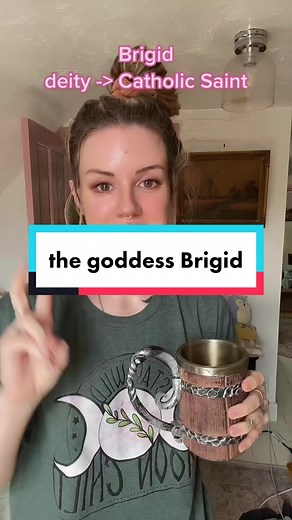 my theory: how a goddess infiltrated, thrived & survived appropriation #folklore #brigid #irishlore #mythology #exvangelical #witchtok #deitywork #greenscreen