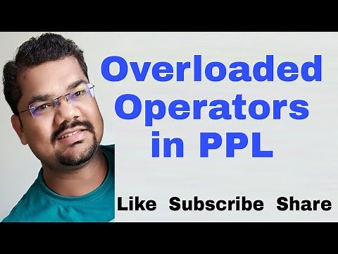 Overloaded Operators | PPL | Sebesta | Expressions and Assignment Statements
