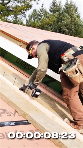 Timothy Uhler on Instagram: "Getting the job done with @rockwoolna Comfortboard insulation, @strongtie SWD screws, and my trusty @hultafors_us Insulation Knife #longliveourbuildings #skilledtrades #buildingscience"