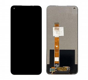 LCD with Touch Screen for Oppo A54 5G - Silver (display glass combo folder)
