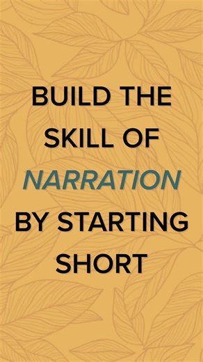 Simply Charlotte Mason on Instagram: "Build the skill of narration by starting short."