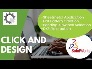 Creating Flat Pattern for Sheetmetal Manufacturing🧑‍💻⚙️💻 | Bending Allowances Selection✅ | DXF🔩
