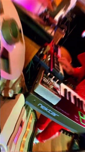 I started this 80s inspired track with one simple beat. Then I added bass, chords and lead ...