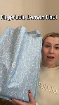 HUGE Lulu lemon haul! #youtubeshorts #lululemon #haul
