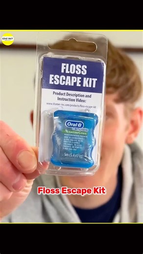 This Floss Can Save Your Life! 😱 (Floss Escape Kit) #shorts