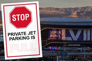 Las Vegas sells out of private-jet parking for the Super Bowl — but don’t worry about Taylor Swift