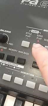 Korg pa 600 طريقة تشغيل ملفات Mp3 or Midi ... How to use Mp3 or Midi File