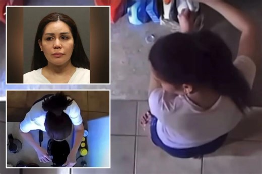 Footage shows Arizona woman allegedly pouring bleach into her US Air Force husband’s coffee maker