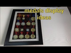 medals hanging display || medals hanging ideas || madels arrangement || medals display