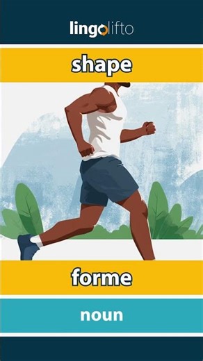 🇬🇧🇫🇷 shape - forme : learn English : apprenons l'anglais : vocabulary builder
