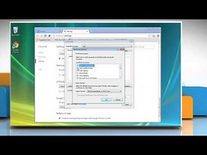 How to manage Advanced Security settings in Google™ Chrome on a Windows® Vista PC