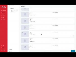How to Delete (or Restore) an item or folder in Sortly