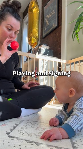 Pediatric Speech & Feeding Therapy on Instagram: "Model without expectation and have a BALL 💚 🤟"