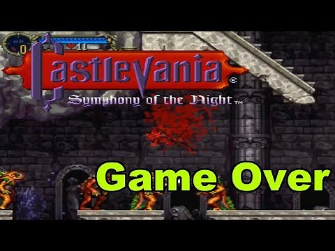 Castlevania: Symphony Of The Night [PSX] - Game Over