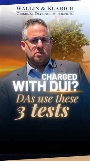 How does a prosecutor actually prove a DUI case?  Attorney Matt Wallin breaks down the 3 main pieces of evidence the DA relies on: 1️⃣ Your driving pattern 2️⃣ Field sobriety tests 3️⃣ Chemical tests (like breath or blood) Each of these can be challenged — and we know how.  Call 877-4-NO-JAIL or DM us for a free consultation today. – #wklaw #dui #dwi #california #defense #criminaldefense #lawfirm | Wallin & Klarich, A Law Corporation | Facebook