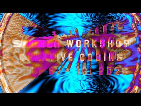 IDCE Summer Workshops 2026 : Creative Coding