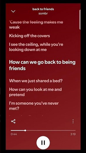 Sombr - back to friends (Lyrics)